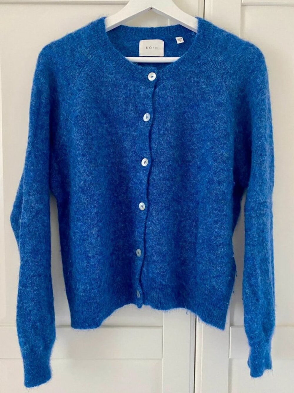 DOEN Cardigan Sweater Blue Size L